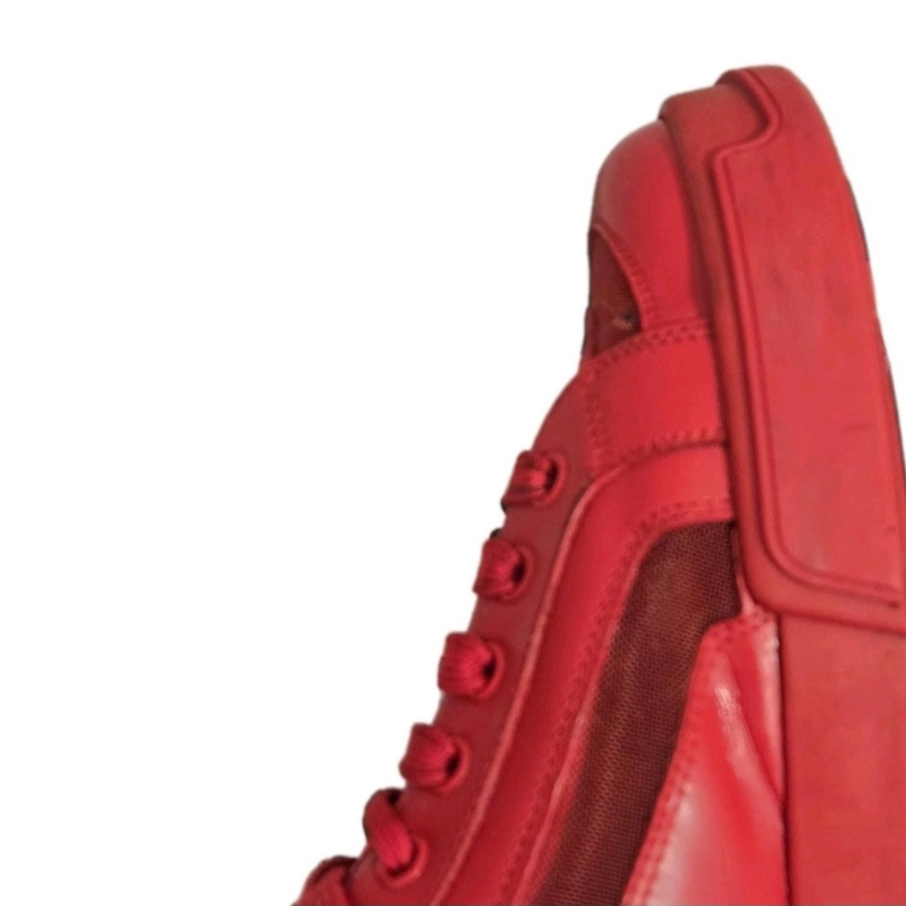 Dolce & Gabbana Unisex Portofino Red LowTop Sneakers US Mens Sz 6 /Wmns Size 7.5 - Picture 6 of 14